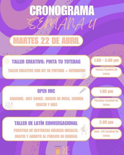 Semana U Actividades
